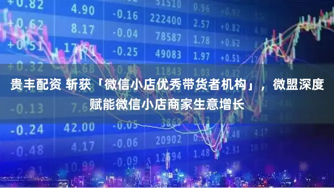 贵丰配资 斩获「微信小店优秀带货者机构」，微盟深度赋能微信小店商家生意增长