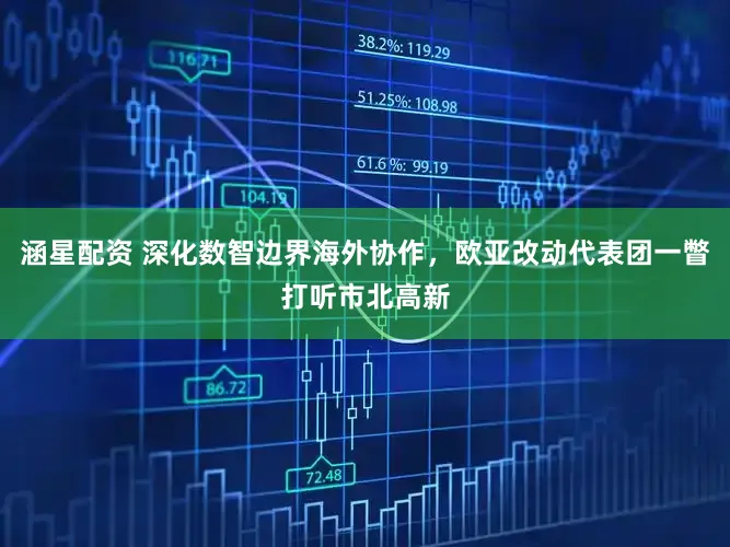 涵星配资 深化数智边界海外协作，欧亚改动代表团一瞥打听市北高新