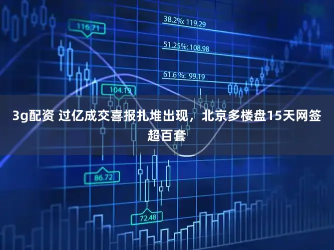 3g配资 过亿成交喜报扎堆出现，北京多楼盘15天网签超百套