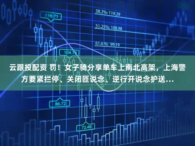 云跟投配资 罚!女子骑分享单车上南北高架,上海警方要紧拦停、关闭匝说念、逆行开说念护送…