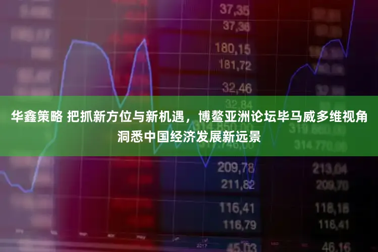 华鑫策略 把抓新方位与新机遇，博鳌亚洲论坛毕马威多维视角洞悉中国经济发展新远景
